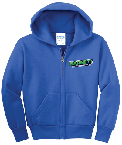 Barnett Elementary School Compass Zip Up Hoodie