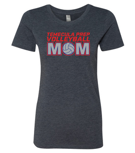 TPS Volleyball Women's Volleyball Mom Bling Shirt