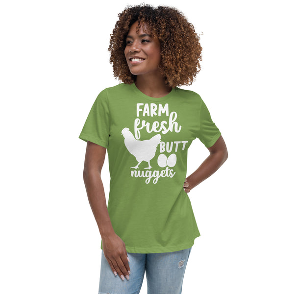 Farm Fresh Butt Nuggets Women's Relaxed T-Shirt