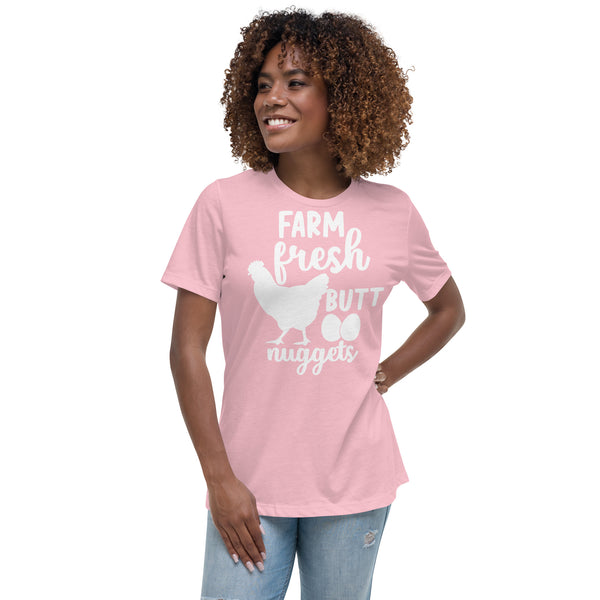 Farm Fresh Butt Nuggets Women's Relaxed T-Shirt